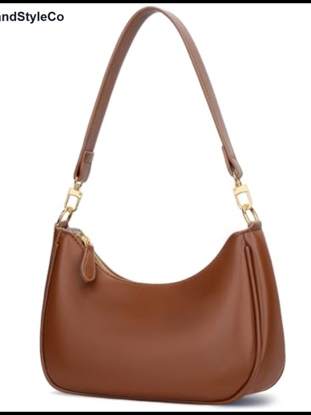PU Leather Hobo Shoulder Bag with Chain Strap Convertible Crossbody